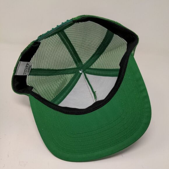 Roundup Herbicide Snapback Trucker Hat Embroidered Logo Green USA Adjustable - Picture 9 of 11